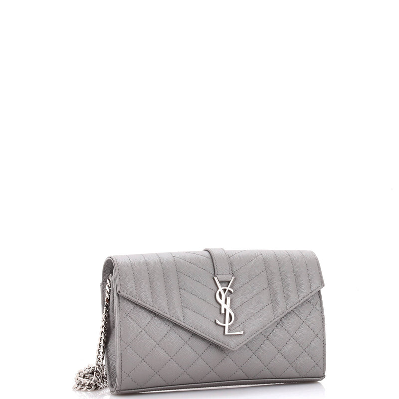 Saint Laurent Classic Chain Wallet Mixed