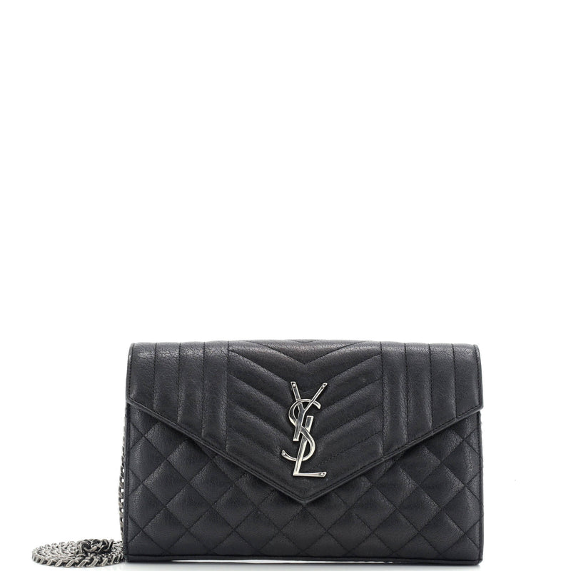 Saint Laurent Classic Chain Wallet Mixed