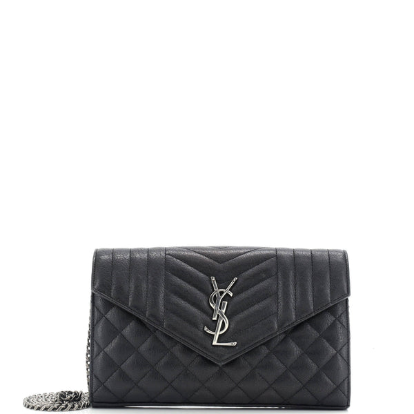 Saint Laurent Classic Chain Wallet Mixed