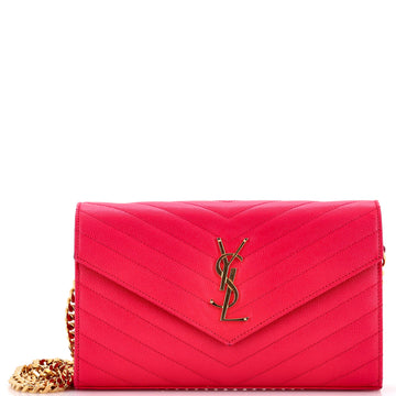 Saint Laurent Classic Wallet On Chain