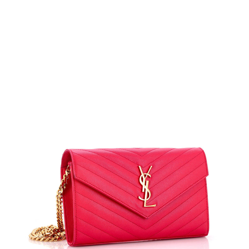 Saint Laurent Classic Wallet On Chain