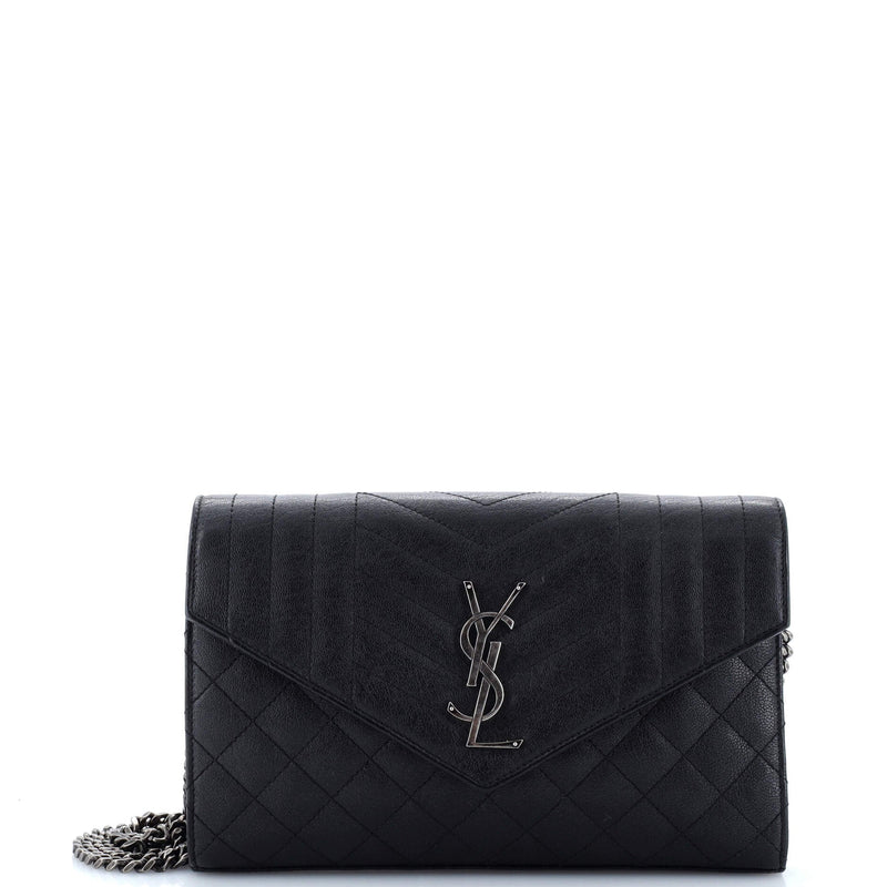Saint Laurent Classic Chain Wallet Mixed