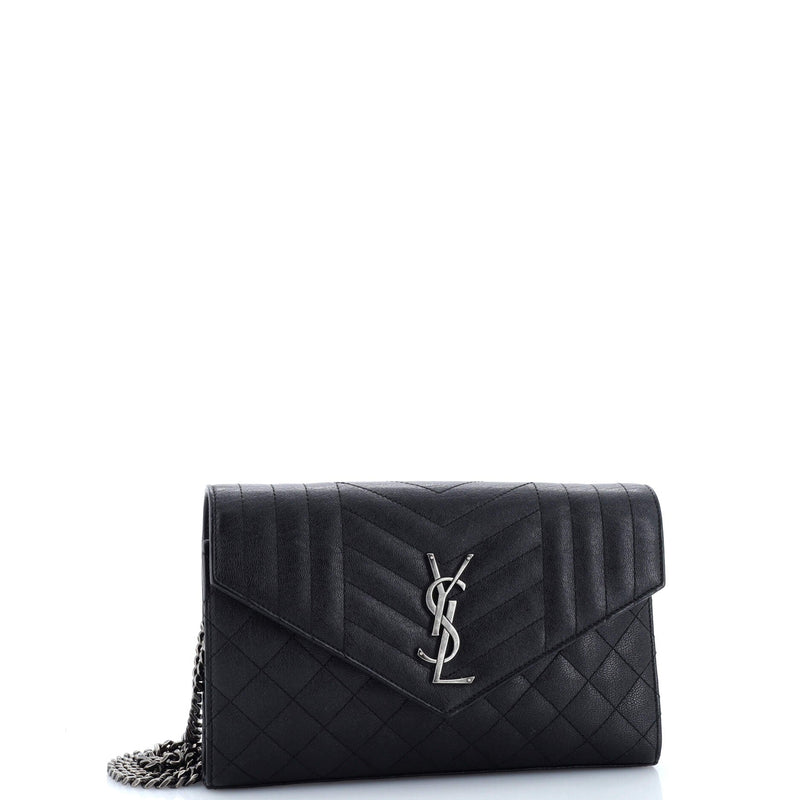 Saint Laurent Classic Chain Wallet Mixed