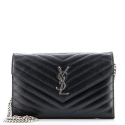 Saint Laurent Classic Wallet On Chain