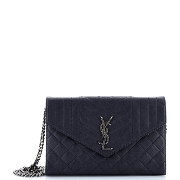 Saint Laurent Classic Chain Wallet Mixed