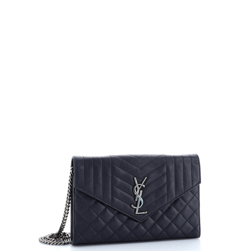 Saint Laurent Classic Chain Wallet Mixed