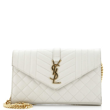 Saint Laurent Classic Chain Wallet Mixed