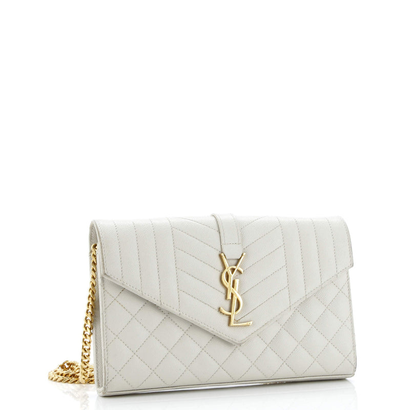 Saint Laurent Classic Chain Wallet Mixed