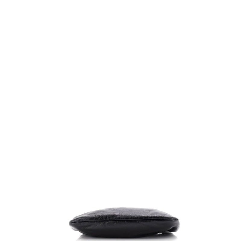 Saint Laurent Pac Ruched Hobo Leather