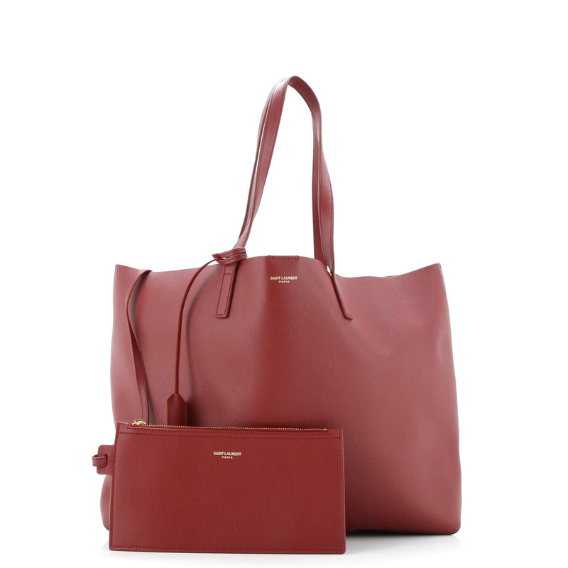 Saint Laurent Shopper Tote Leather Large