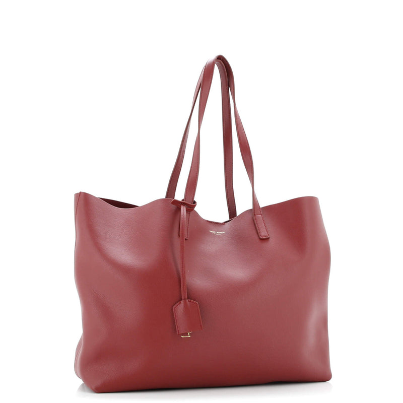 Saint Laurent Shopper Tote Leather Large