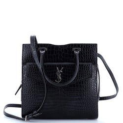 Saint Laurent Uptown Tote Crocodile