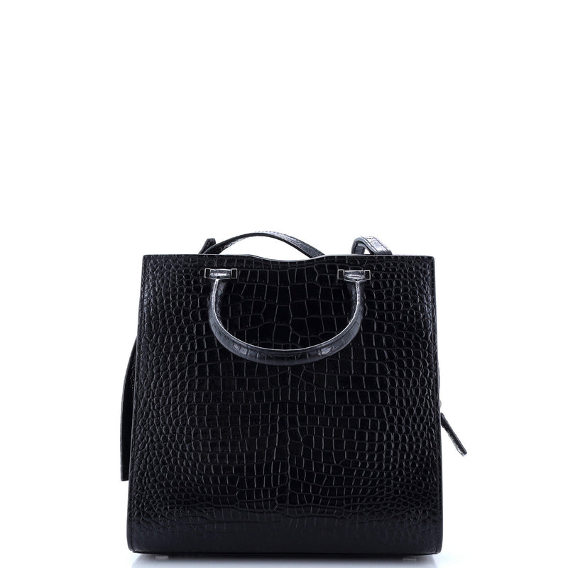 Saint Laurent Uptown Tote Crocodile