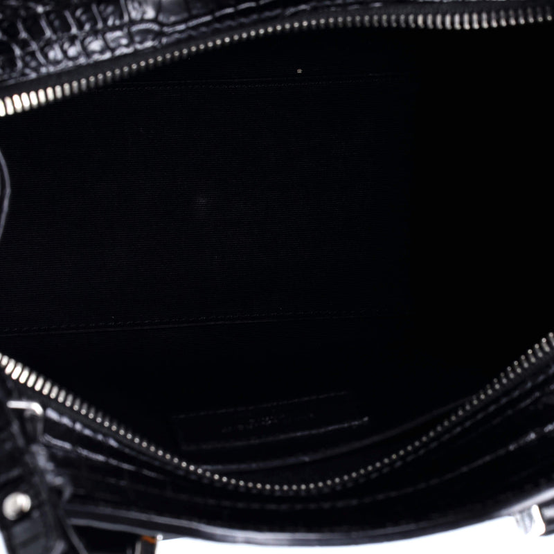 Saint Laurent Uptown Tote Crocodile