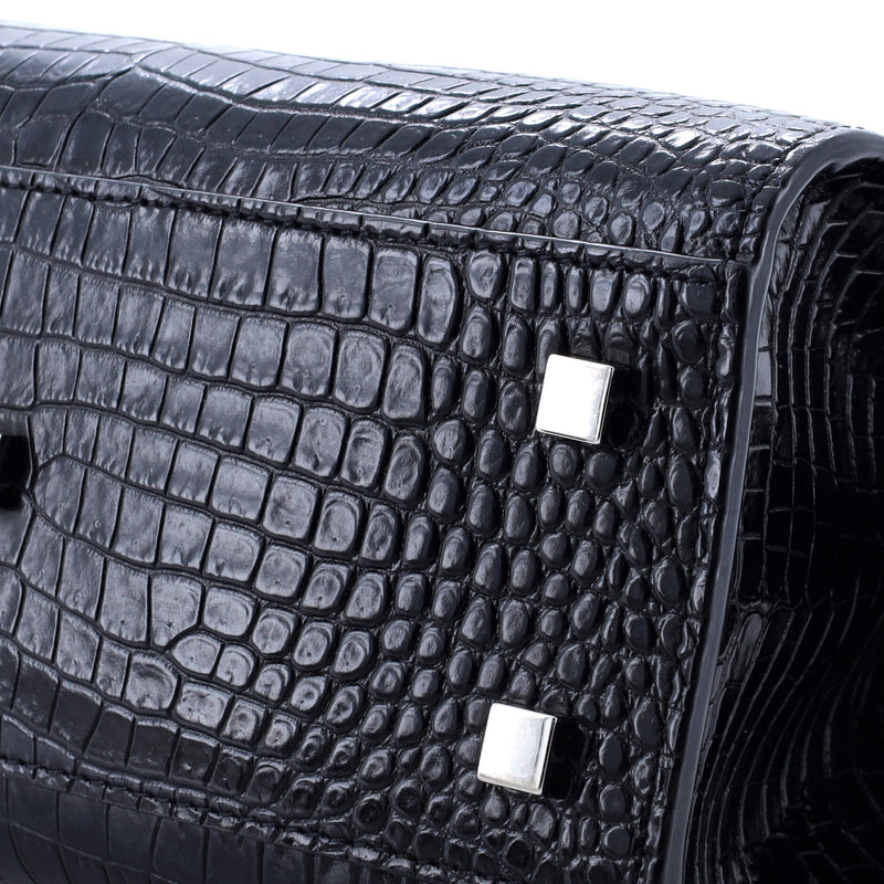 Saint Laurent Uptown Tote Crocodile