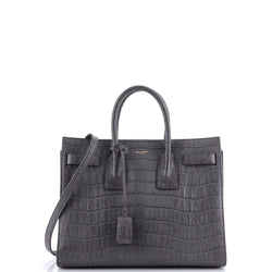 Saint Laurent Sac De Jour Bag Crocodile