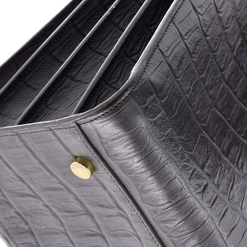 Saint Laurent Sac De Jour Bag Crocodile