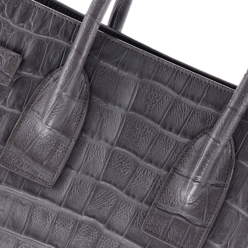 Saint Laurent Sac De Jour Bag Crocodile