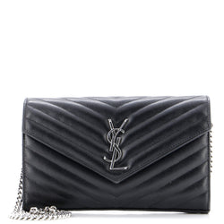 Saint Laurent Classic Wallet On Chain