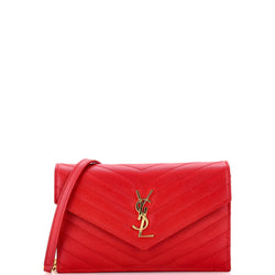 Saint Laurent Classic Wallet On Chain