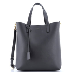 Saint Laurent Shopper Tote Leather Toy