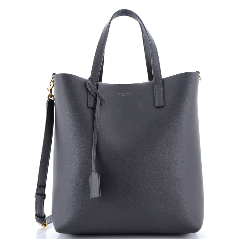 Saint Laurent Shopper Tote Leather Toy