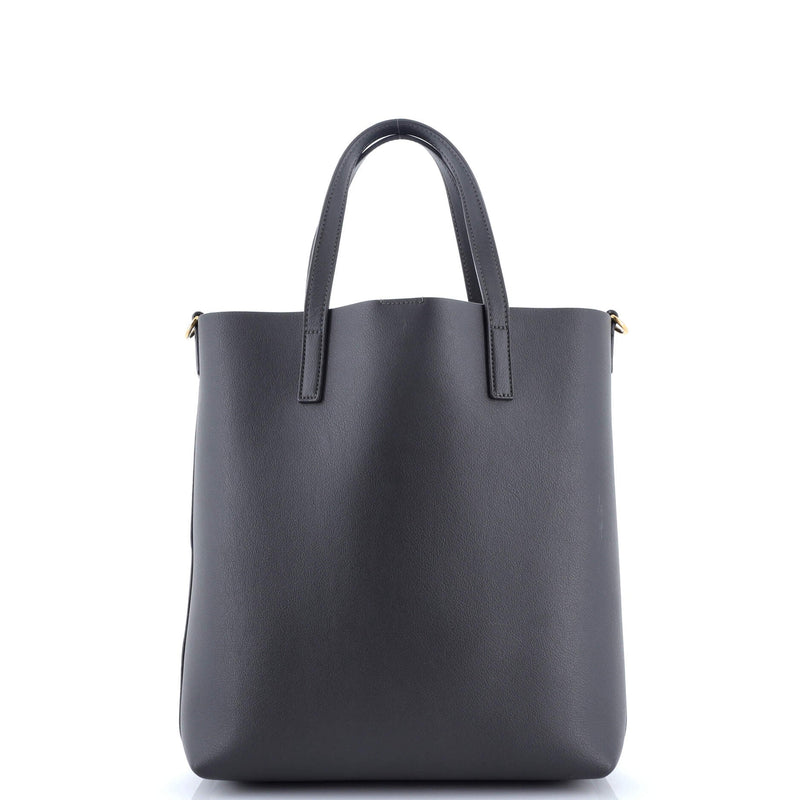 Saint Laurent Shopper Tote Leather Toy