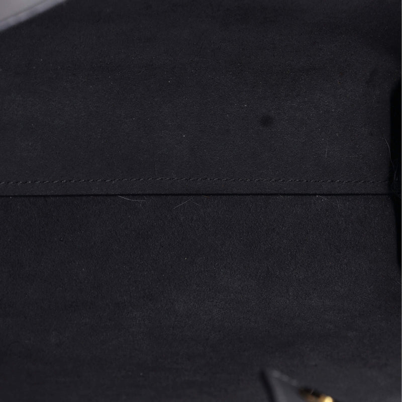 Saint Laurent Shopper Tote Leather Toy