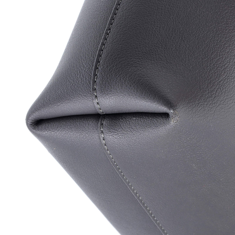 Saint Laurent Shopper Tote Leather Toy