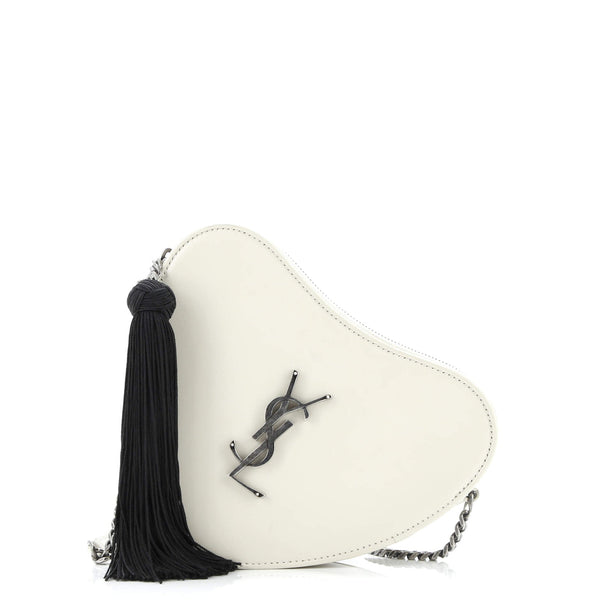 Saint Laurent Love Heart Tassel Chain