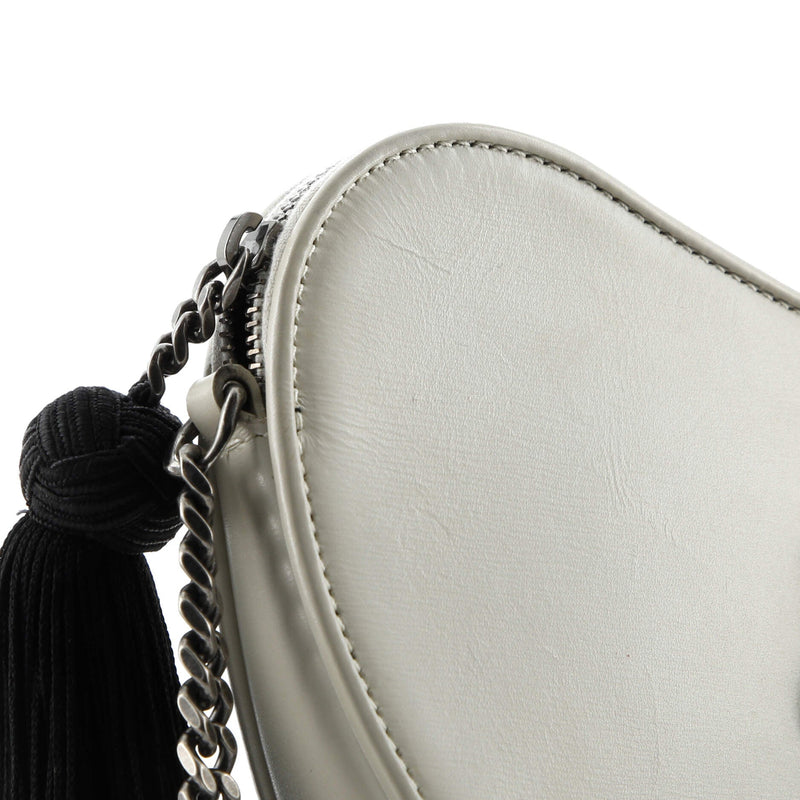Saint Laurent Love Heart Tassel Chain