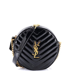 Saint Laurent Vinyle Round Camera Bag