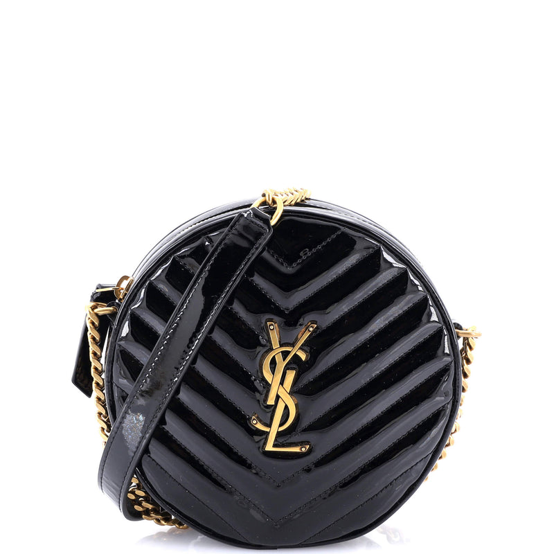 Saint Laurent Vinyle Round Camera Bag