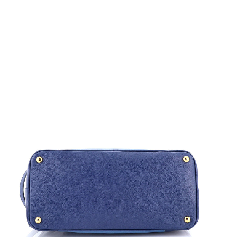 Prada Bicolor Double Zip Lux Tote