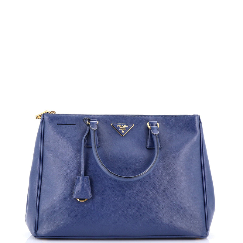 Prada Double Zip Lux Tote Saffiano