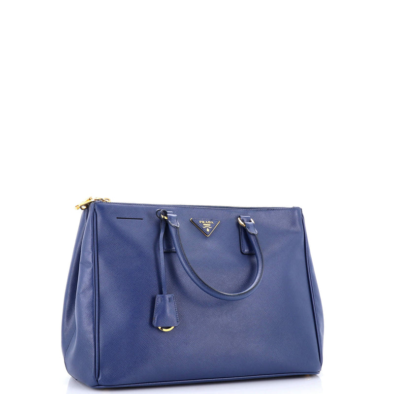 Prada Double Zip Lux Tote Saffiano