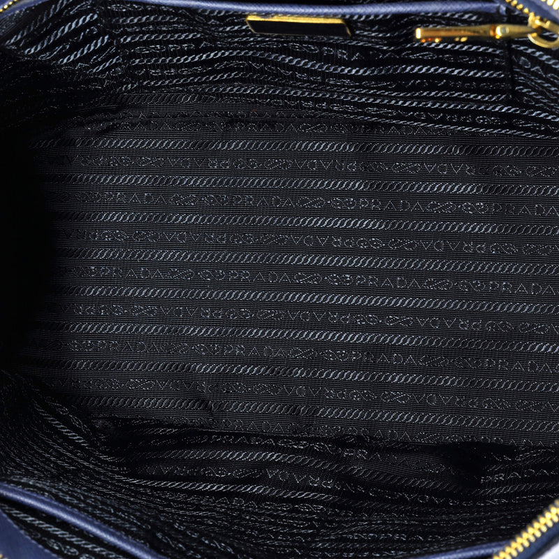Prada Double Zip Lux Tote Saffiano