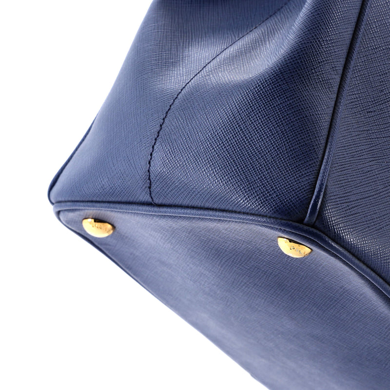 Prada Double Zip Lux Tote Saffiano
