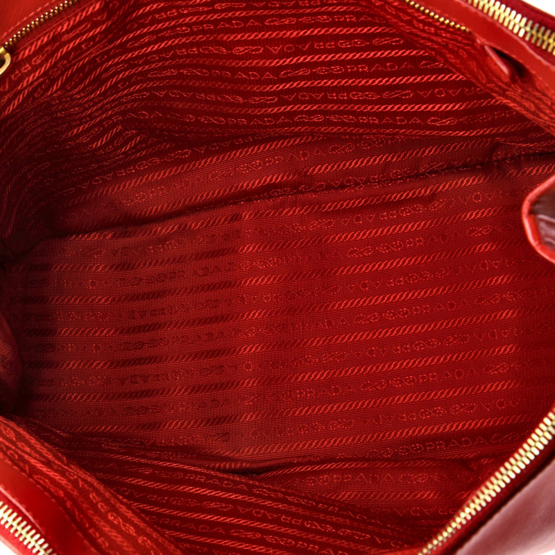 Prada Double Zip Lux Tote Saffiano