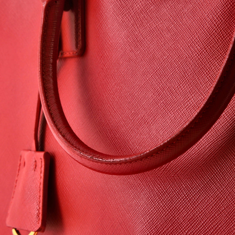 Prada Double Zip Lux Tote Saffiano