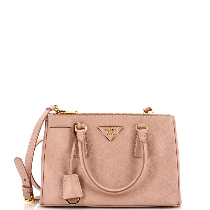 Prada Double Zip Lux Tote Saffiano
