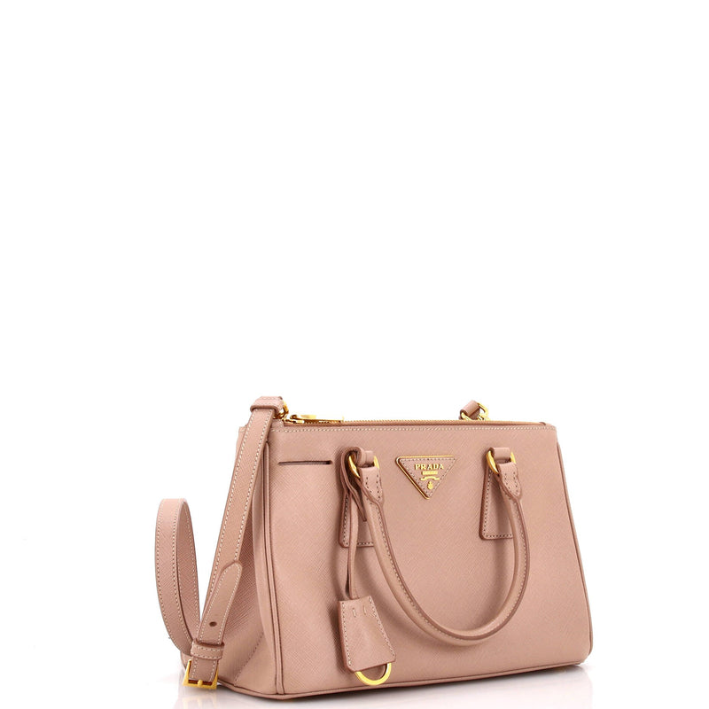 Prada Double Zip Lux Tote Saffiano