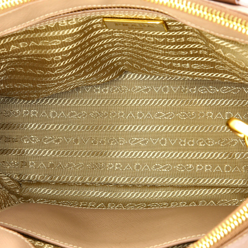 Prada Double Zip Lux Tote Saffiano