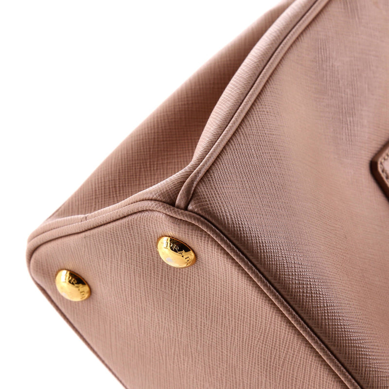 Prada Double Zip Lux Tote Saffiano