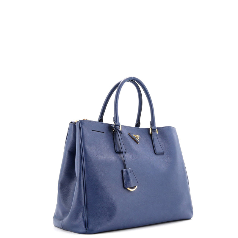 Prada Double Zip Lux Tote Saffiano