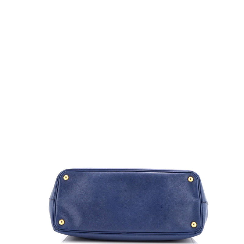 Prada Double Zip Lux Tote Saffiano