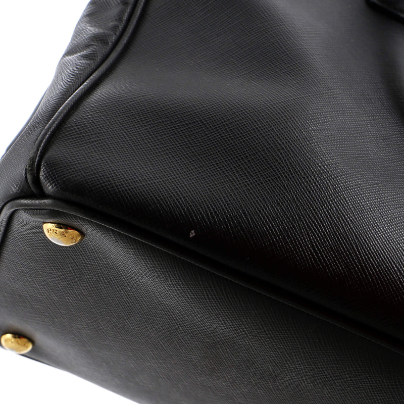 Prada Double Zip Lux Tote Saffiano