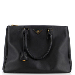 Prada Double Zip Lux Tote Saffiano