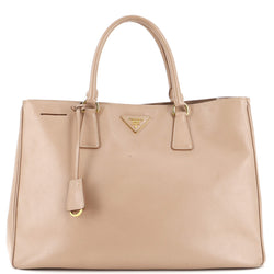 Prada Double Zip Lux Tote Saffiano