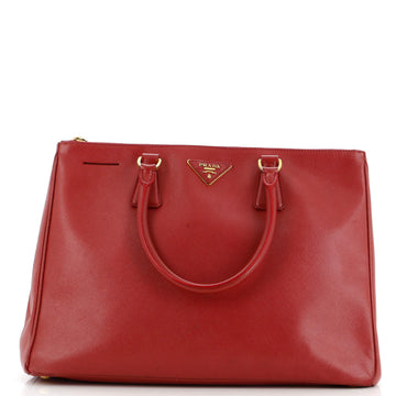 Prada Double Zip Lux Tote Saffiano